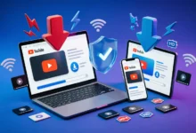 Infographic showing key factors to choose the best YouTube video downloader, including safety, speed, format options, and user interface.